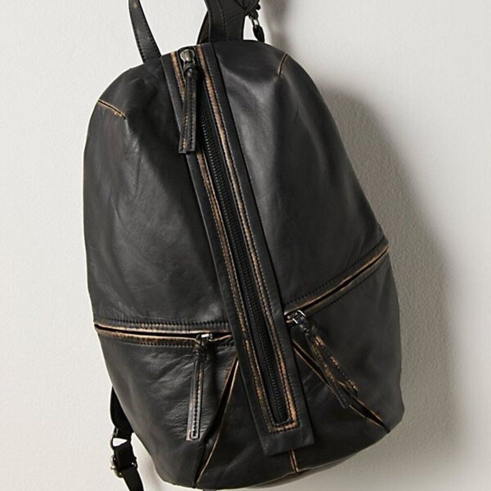 Free People West End Backpack In Black Nwt